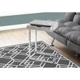 thumbnail image 1 of Monarch Specialties Accent Table, C-shaped, End, Side, Snack, Storage Drawer, Living Room, Bedroom, Grey Laminate, Chrome Metal, Contemporary, Modern, 1 of 4