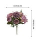 thumbnail image 2 of 6 ramos de peonías artificiales bordadas, 8 ramos de flores de rosa artificiales, decoraciones colgantes para interior y exterior, púrpura, 2 of 5