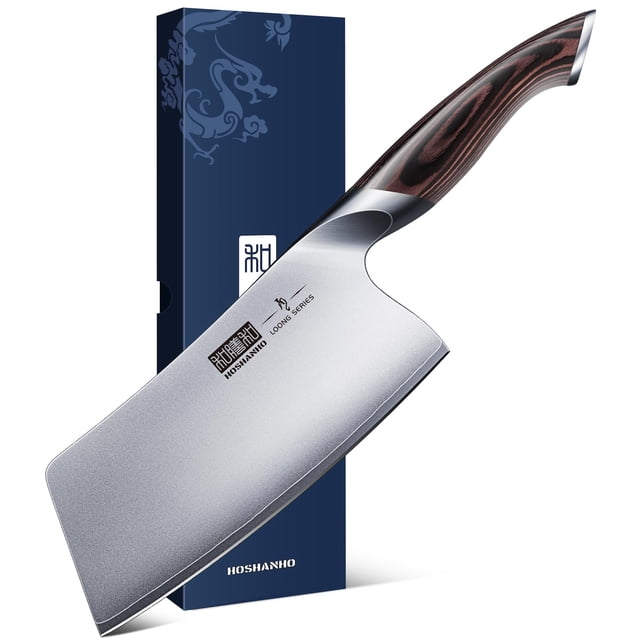 Cuchillo de Cocina HOSHANHO 7" Cuchilla Japonesa de Acero al Carbono Alto