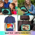 thumbnail image 5 of Allytech Kids Case for iPad 9th/8th/7th Gen 2021/2020/2019 Cover with Pencil Holder/ Shoulder Strap, 360°Rotating Kickstand Hand Strap Rugged PC + TPU Shockproof Case for iPad 10.2", Black Mint, 5 of 6