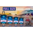 thumbnail image 6 of Luggage Cover Protector Travel Suitcase Covers Protective Skin for Carry On Baggage Fit 22-24 Inch Luggage, 6 of 6