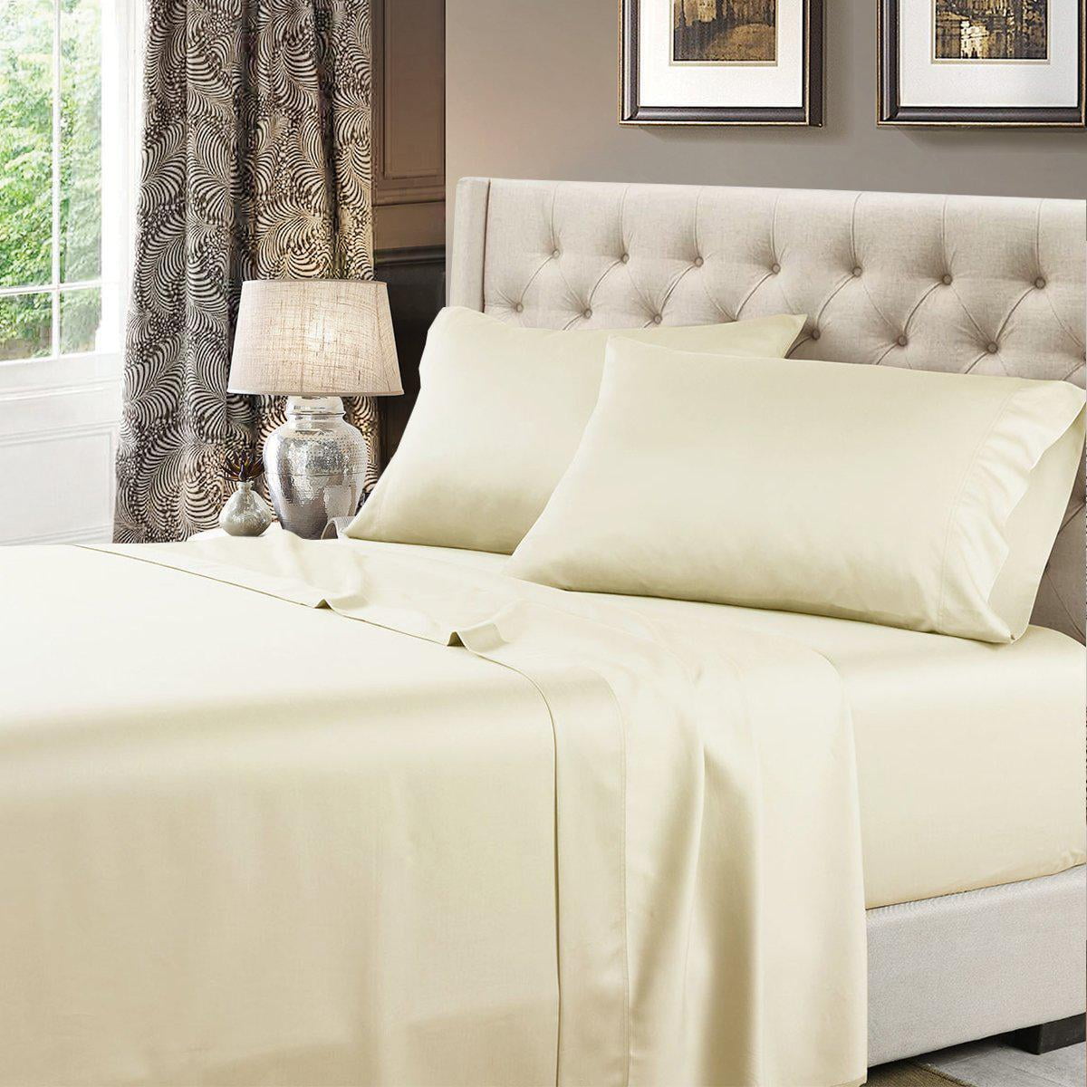 Luxury Quality 100% Cotton Leopard Print Sheet Sets 400 Tc Drop Pocket 6"-24" Luxury Quality 100% Cotton Leopard Print Sheet Sets 400 Tc Drop Pocket 6"-24"