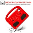thumbnail image 3 of TECH CIRCLE Kids Case for Lenovo Tab M9 Tablet 9.0" 2023 Release - Lightweight EVA Foam Shockproof Portable Handle Cover Shell with Kickstand, Red, 3 of 6