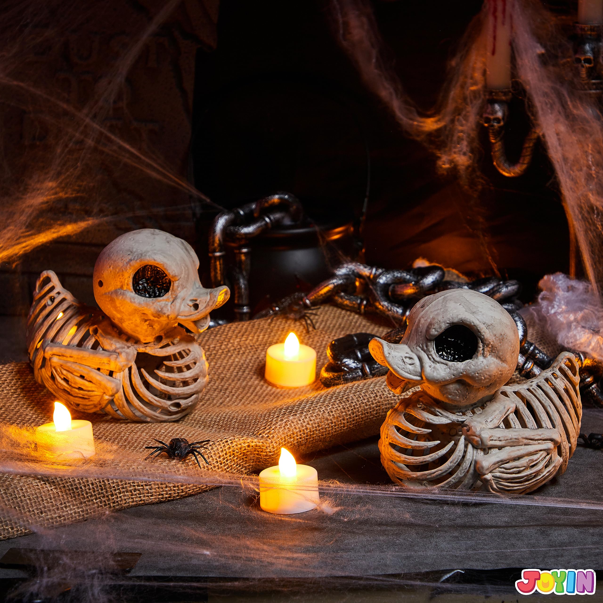 Joyfy Duck Skeleton Halloween Decoration 2-Pack photo 7