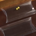 thumbnail image 4 of Caja organizadora de plástico transparente para embalaje de dulces, cajas de embalaje con forma de tarjeta de regalo, Pvc, para novia, 50 piezas, 4 of 4