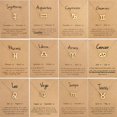 thumbnail image 3 of Collar con los 12 signos del zodíaco de Europa y América, cadena con forma de hueso del zodíaco, collar corto, 3 of 6