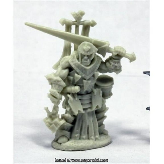 Reaper Miniatures Oloch, Iconic Warpriest#89038 Bones RPG Miniature Figure
