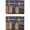 2 Boxes of Mini Sweden Toothpick Flags, 200 Small Swedish Flag Toothpicks or Cocktail Sticks & Picks