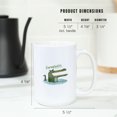 thumbnail image 5 of 15 fl oz Ceramic Mug, Everglades National Park, Florida, Alligator, Watercolor, Dishwasher & Microwave Safe, 5 of 5