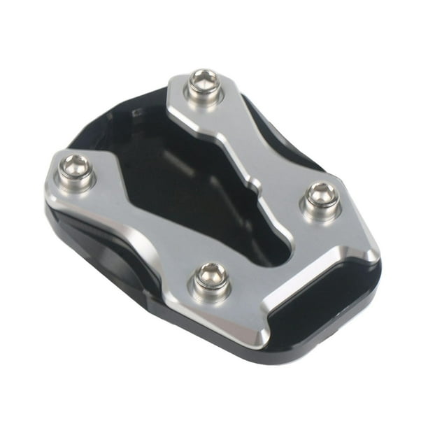 Soporte para pies de motocicleta 450MT Placa de soporte estable para pata de cabra de motocicleta Plata