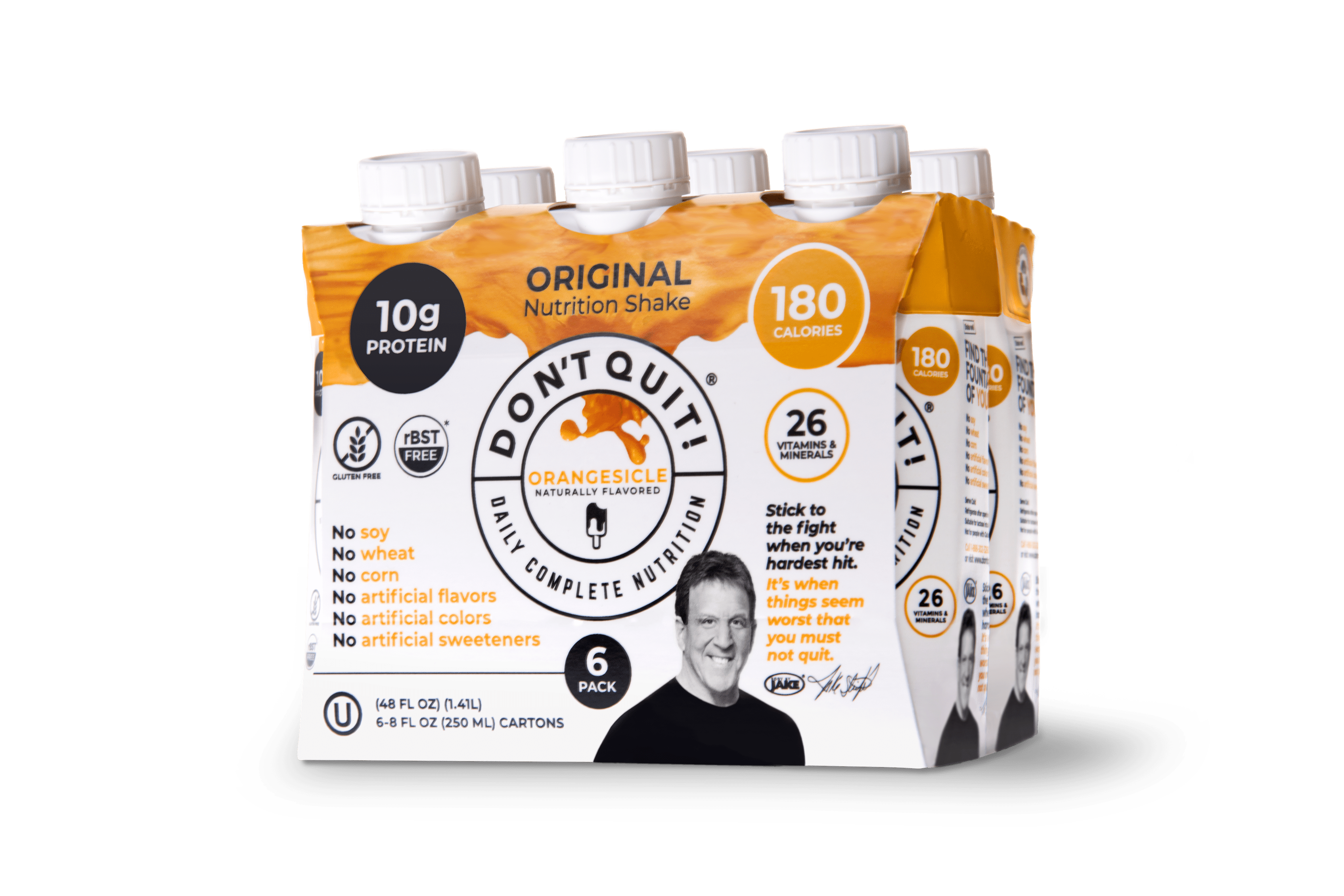 Don't Quit Original Orangesicle Daily Nutrition Shake 8oz 6 Pack