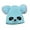 Light Blue, variant on Wear Sierra Unisex Panda Knit Winter Beanie for Kids,Stretchable Acrylic, Red, One Size