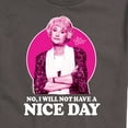 thumbnail image 3 of Golden Girls - Dorothy Will Not Have Nice Day - Men's Short Sleeve Graphic T-Shirt, 3 of 5