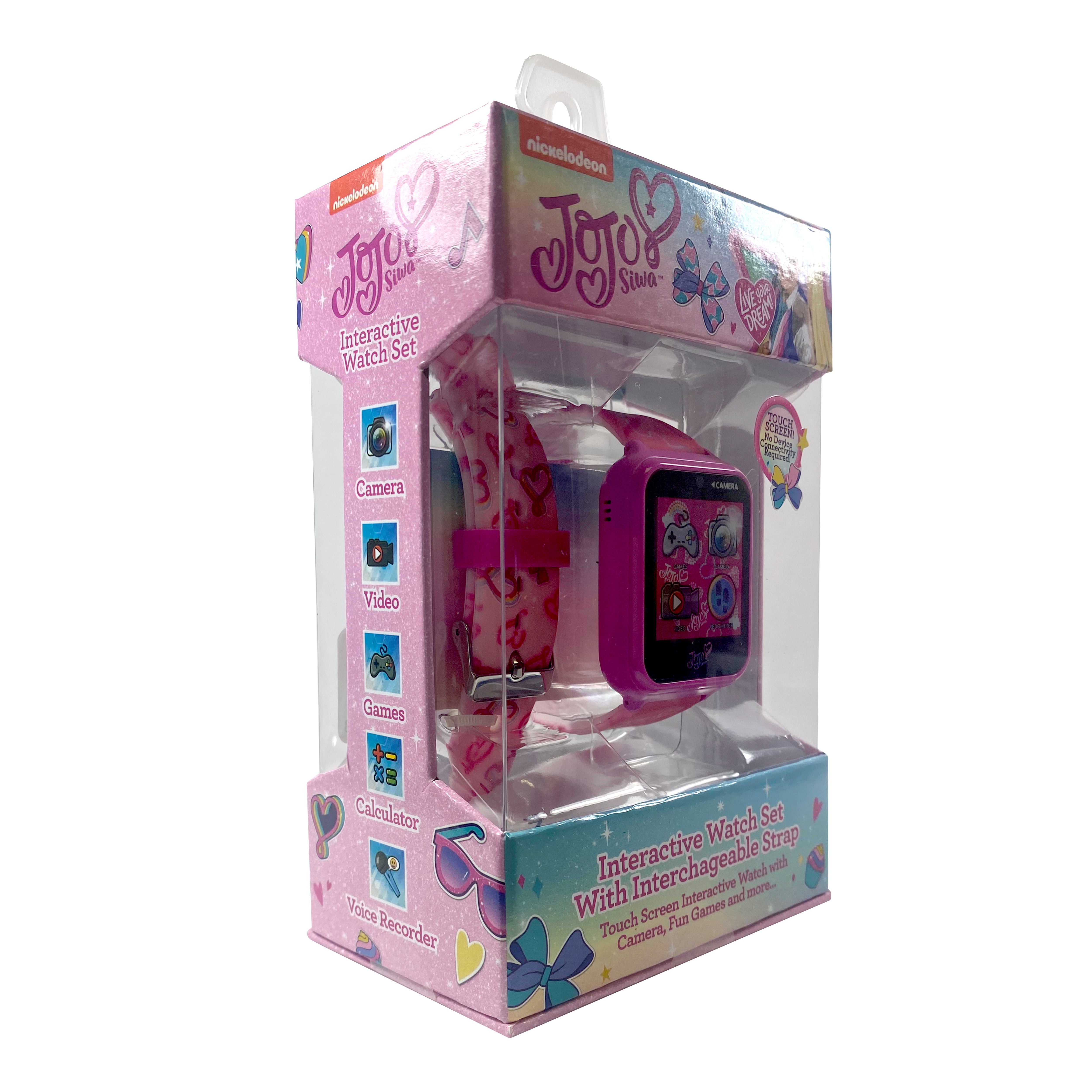 Jojo Siwa iTime Kids Interactive Smart Watch with Interchangeable Strap Set