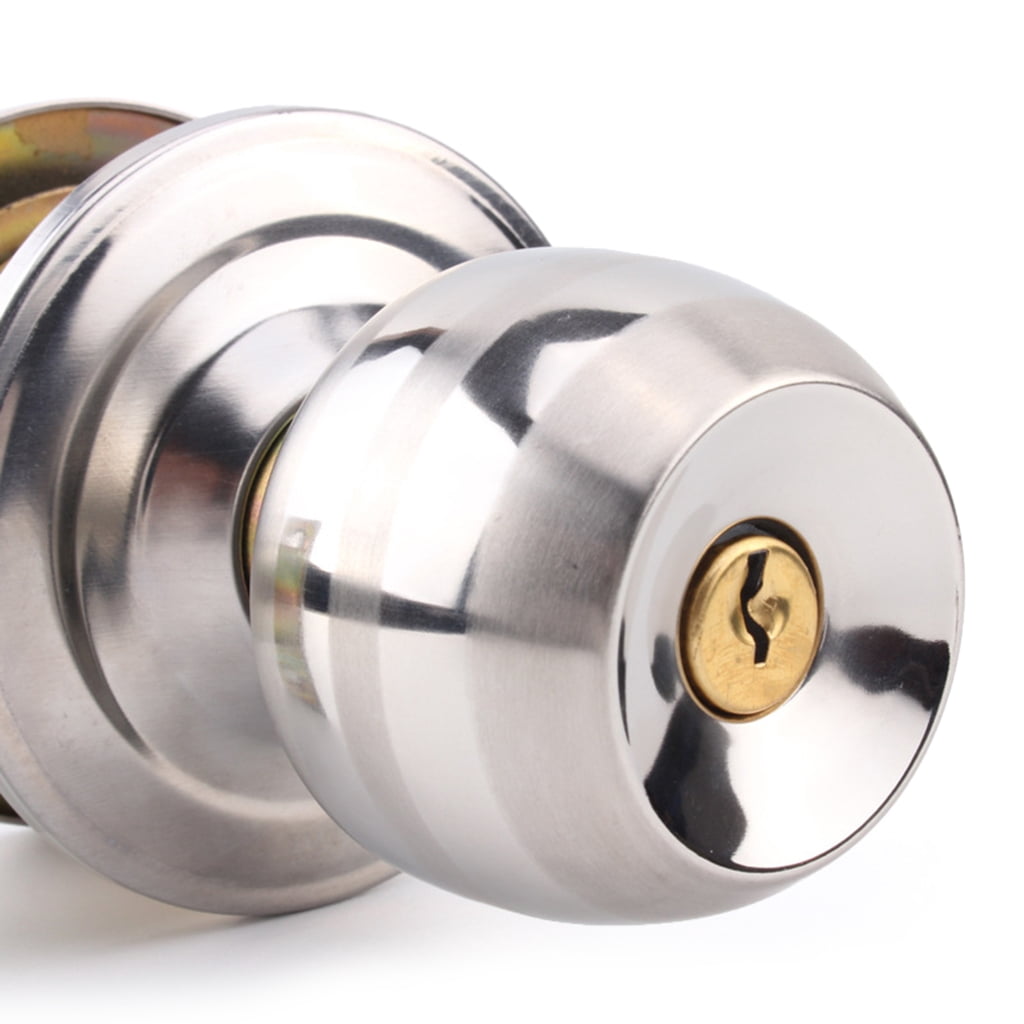 Geemin Zinc Alloy Round Door Knobs Knobset for Hallway, Closet Easy to Install