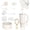 White, variant on Spill-Proof Stopper and Cup Accessories for Stanley, Silicone Straw Cover Cap Straw Toppers Flower Charm Cup Boots Fits Stanley 40&30 oz Tumbler, White