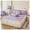 Purple, variant on Bed skirt bedspread with ruffles, thickening bed sheet satin plain thickening fitted sheet, wrinkle-resistant and fade-resistant