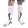thumbnail image 1 of CNKOO Outdoor Running Sports Breathable Nurses Athletic Compression Calf High Socks, 1 of 10