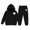 Black, variant on Girl's 2 Piece Pullover Sweatshirt Set Heart Baseball Print Hoodie Set Two Piece Set Long Sleeve Hoodie And Sweatpants Fashion Sweatshirts and Sweatpants 2-3 Years