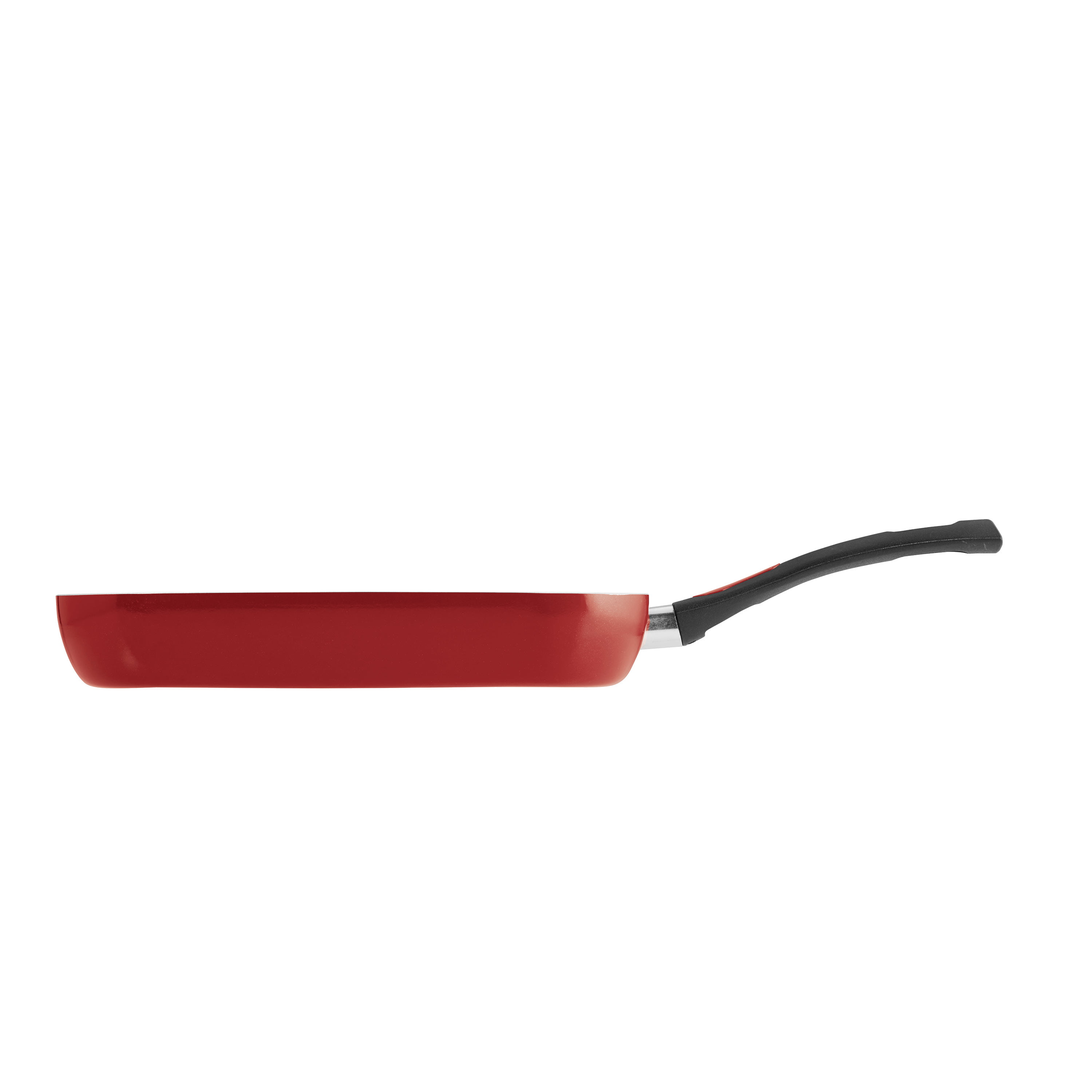Tramontina Grill Pan with Press Enameled Cast Iron 11-in Graduated Red,  80131/059DS