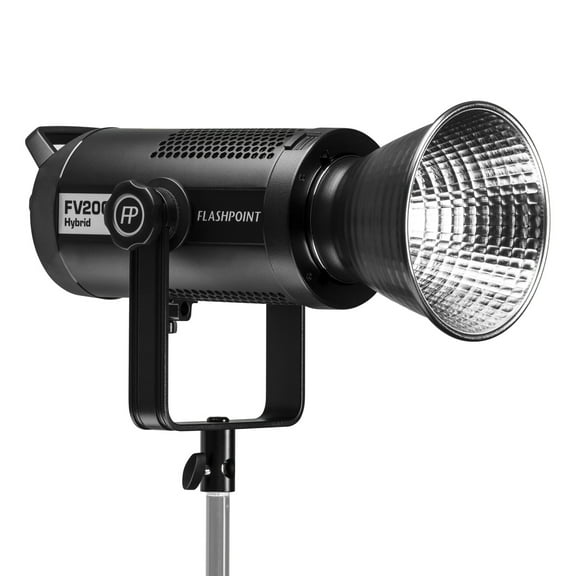 Flashpoint FV200 R2 Hybrid Continuous LED Light and HSS Flash