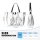 thumbnail image 4 of Fotbe Cute Ghost Simple Drawing Bolsa de Viaje para Playa - Resistente al Agua, Bolsa Tote de Gran Capacidad y Ligera con 7 Bolsillos para Mujeres y Hombres, 4 of 7