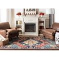thumbnail image 3 of Safavieh Heritage Zoie Oriental Area Rug, Red/Navy, 10' x 14', 3 of 11