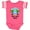 Football Pink and White, variant on Inktastic Summer Vacation in West Palm Beach Boys or Girls Baby Bodysuit