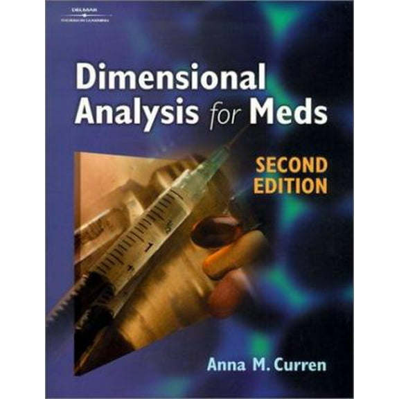 Pre-Owned Dimensional Analysis for Meds (Paperback) 076685938X 9780766859388