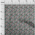 thumbnail image 1 of oneOone Cotton Cambric Green Fabric Florals Diy Clothing Quilting Fabric Print Fabric By Yard 56 Inch Wide-RG2, 1 of 4