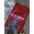 thumbnail image 3 of Modern Hysteria Techno Style T-Shirt Women -Image by Shutterstock, Female 3X-Large, 3 of 4