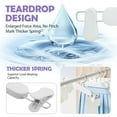thumbnail image 5 of Lumikrypt 30Pack Plastic Pants Skirt Hangers with Clips, Shorts Hanger with 360 Rotating & Adjustable Clips, Non-Slip Pant Hanger for Kids, Baby, Children, Toddler, Women, 5 of 7