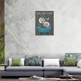 thumbnail image 5 of Farmhouse Bathroom Wall Art Rustic Dandelion Butterfly Bathroom Pictures Wall Decor Country Teal Bathtub Bathroom Wall Decor Relax Soak Unwind Bathroom Signs Canvas Painting Modern Home Artwork Framed, 5 of 6