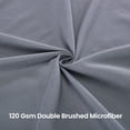 thumbnail image 6 of SLEEP ZONE Pleated Bed Skirts Full Size, 15 inch Tailored Drop Easy Fit Bedskirt, Anti-Static, Fade Resistant (Full, Grey), 6 of 7