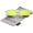 Frost / Yellow Mirror, variant on - matte frosted frame reflective colored mirror lens horn rimmed sunglasses 54mm - 54mm