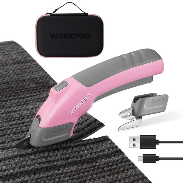 Tijeras eléctricas inalámbricas WORKPRO 4V con 2 cuchillas 2000mAh