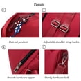 thumbnail image 5 of Mochilas Oxford para mujer, bolsas impermeables para mujer, mochila de hombro para ordenador portátil, mochila de colegio para chicas adolescentes retro, bolsos para señora, 5 of 5