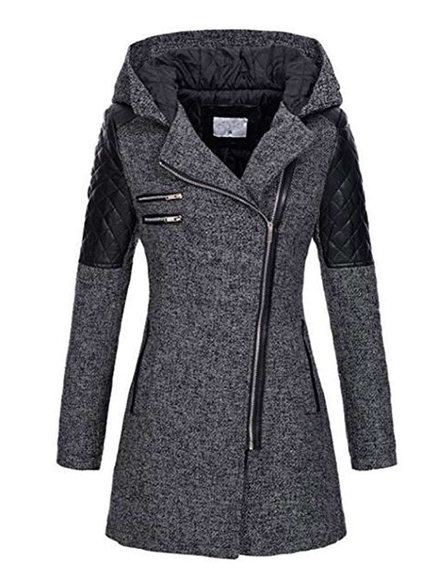 plus size winter trench coats