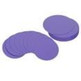 thumbnail image 1 of Uxcell Papier Cartonné Rond 3 Pouces, 50 Pcs Forme Ronde Découpe Papier Épais sous-Verre pour Projets DIY, Violet Foncé, 1 of 5
