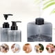 thumbnail image 4 of 2 Paquetes de Botellas Recargables de Champú y Acondicionador, Dispensador de Champú 800ml, Botellas de Champú de Plástico con Bomba, para Baño, Cocina, Hotel, 4 of 6