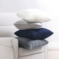 thumbnail image 4 of Cable Knit Decorative Light Gray Throw Pillow, 4 of 4