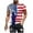 Blue, variant on UVEASISHA Memorial Day Shirts Men 4th of July Graphic Tees Big and Tall Casual Slim Fit Patriotic Shirt Vintage American Flag Print T-Shirts Holiday Gifts Red XXL