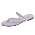 thumbnail image 2 of FAKKDUK Womens Beach Flip Flops Women's Slippers Comfortable Lightweight Summer Beach Quick-Dry Thong Flat Sandals Women's Outline Flip Flop Womens Summer Flip Flops, 7&Purple, 2 of 3