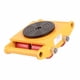 thumbnail image 5 of Push Cart Hand Truck Carrying Dolly Straight Moving Platform Low Noise Rubber Wheel6T 4 Wheels, 5 of 5