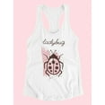 thumbnail image 3 of Ladybug Design  Tank Women -Image by Shutterstock, Female Large, 3 of 4