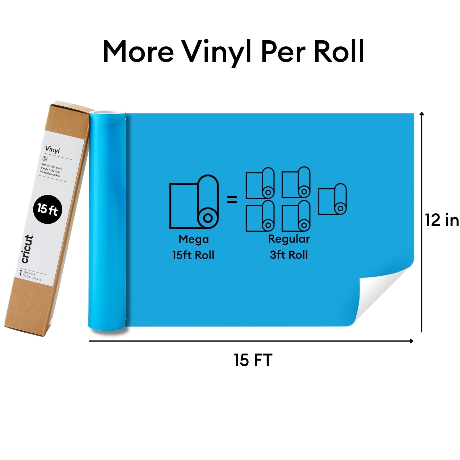Cricut Rainbow Vinyl Materials Bundle DIY Set