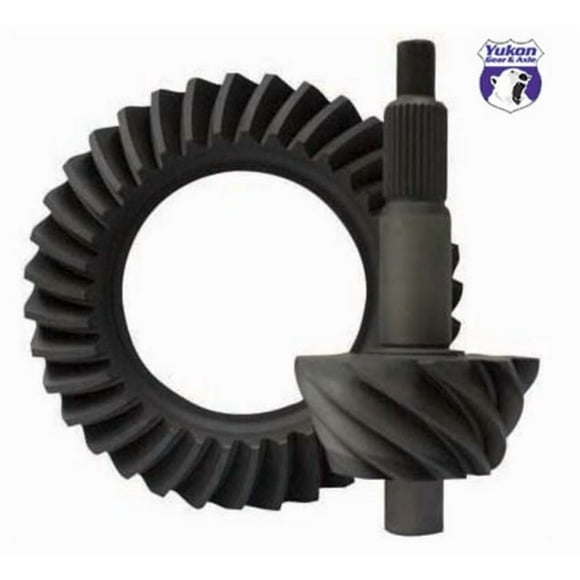 Yukon Gear & Axle Differential Ring and Pinion YG F9-411 Ford 9 Inch Axle Standard Rotation; 9 Inch Ring Gear Diameter; 4.11 Ratio