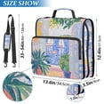 thumbnail image 2 of FORMRS Zipper Binder with Shoulder Strap 2-inch Ring 500 Sheet Capacity File Bag, Seaside Boat, 2 of 5
