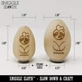 thumbnail image 4 of Please Wash First Egg Chicken Rubber Stamp - Small 3/4 Inch, 4 of 7
