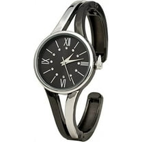 Blekon Collections Womens 28mm Case Multicolored Semi Opening Cuff Bangle Watch